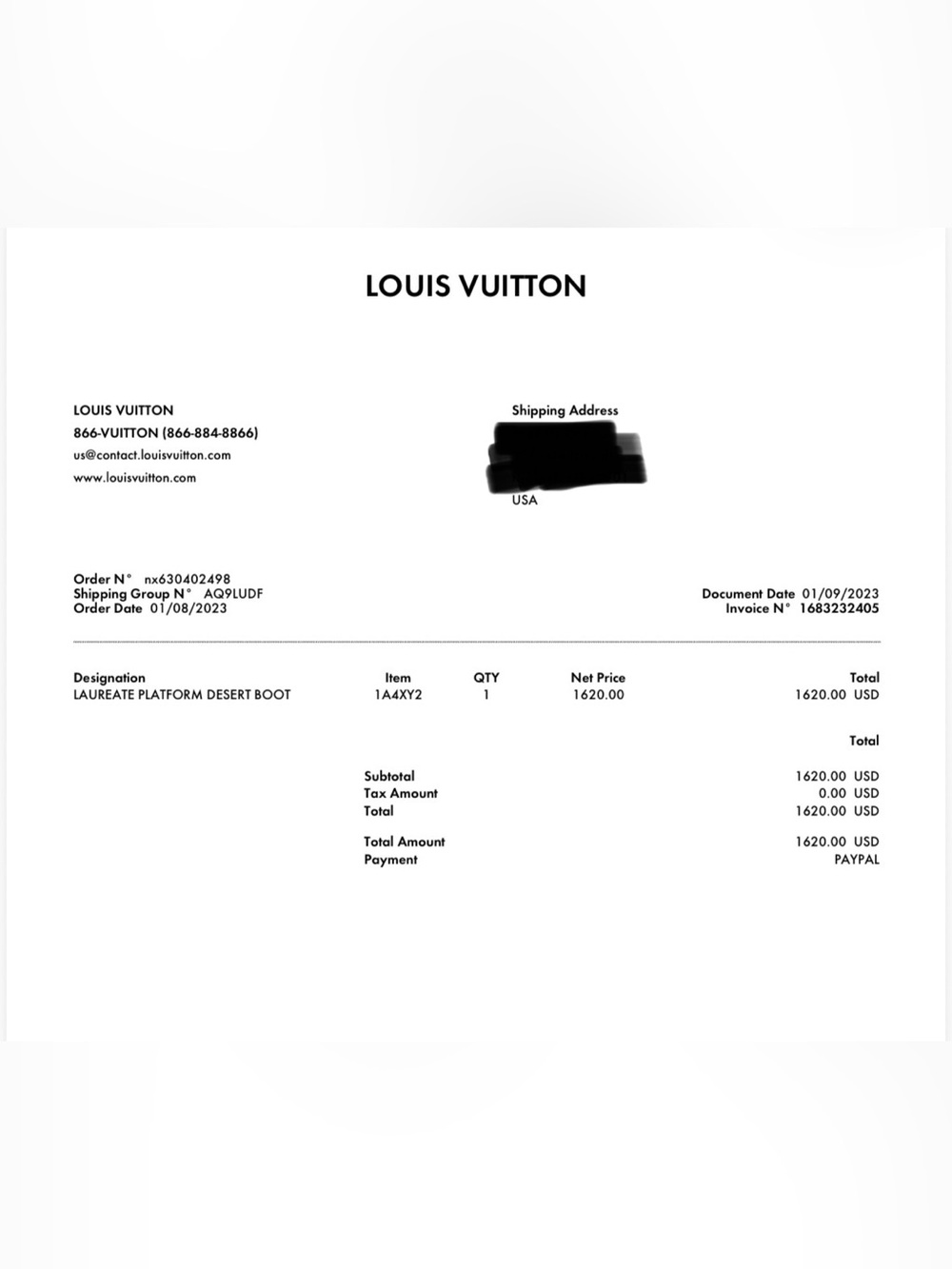 LOUIS VUITTON Monogram Black Suede Calfskin Leather Laureate Platform Desert Boo - Picture 10 of 10